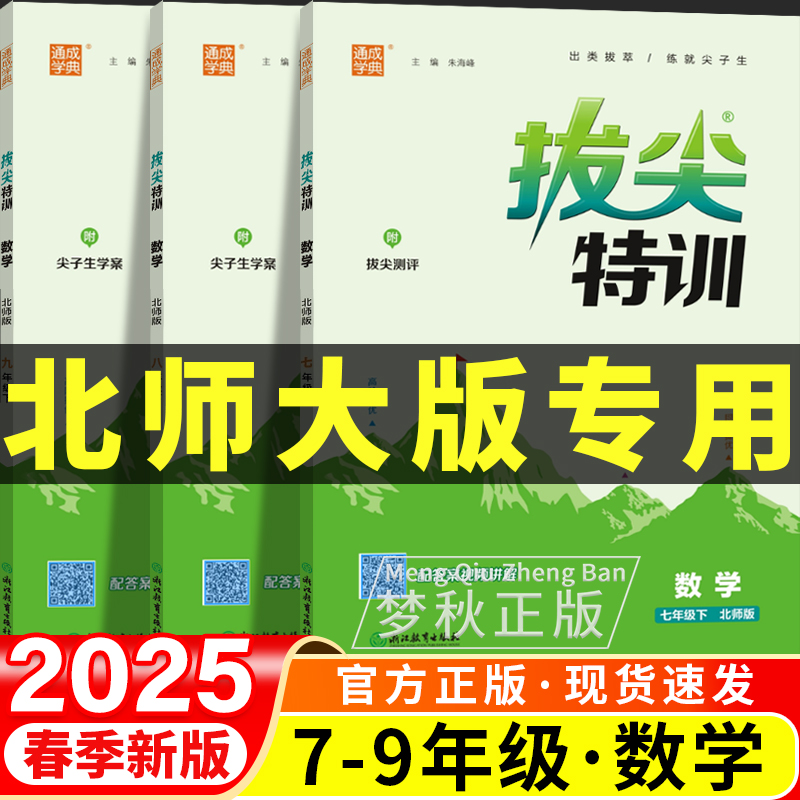 【北师大版】初中数学拔尖特训
