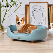 中大型犬沙发床柯基狗狗专用床PU皮革防水宠物床小狗猫咪防抓耐用