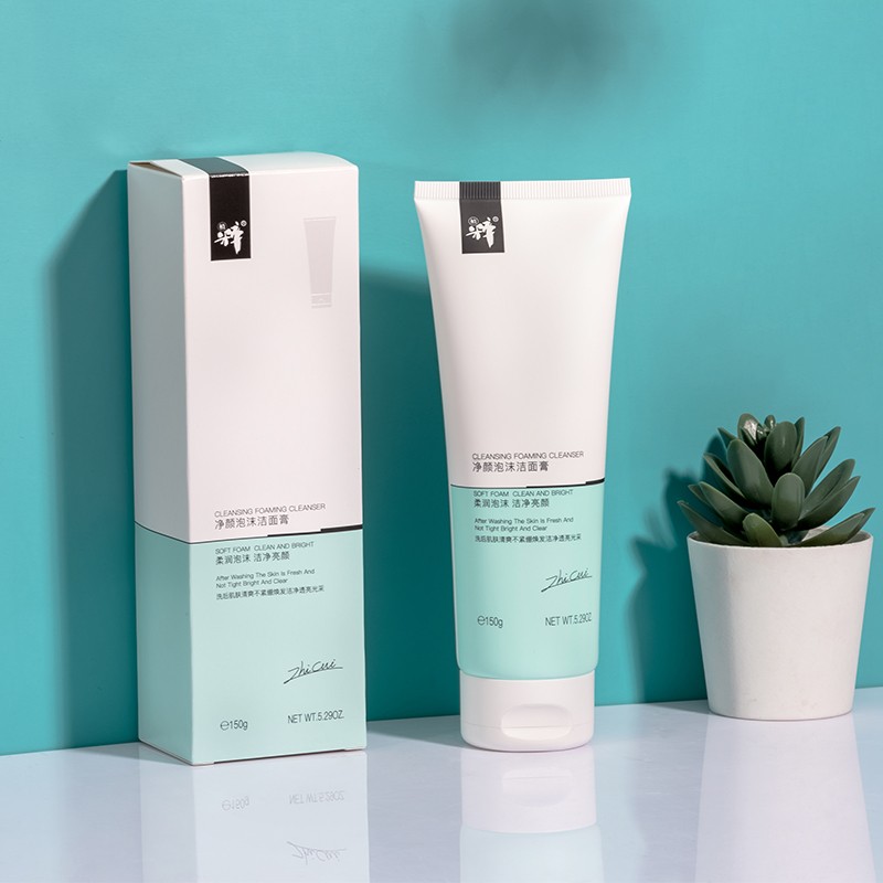 植粹净颜泡沫洁面膏温和不紧绷洗面奶男女学生植萃洁面乳150g大支