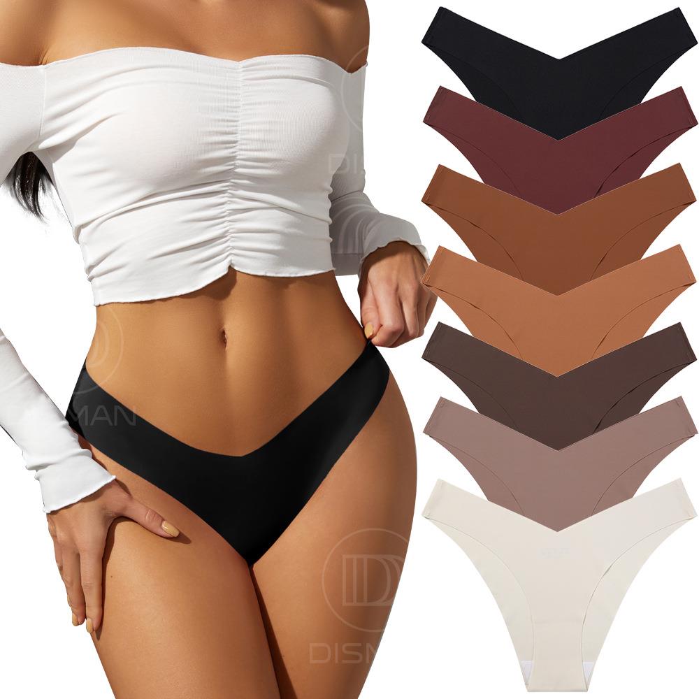 Ice silk seamless large size maternity underwear for women