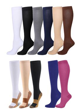 solid pressure color pressure socks socks calf skipping