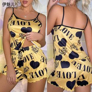 thin home clothes Wild suspenders back sexy short beauty