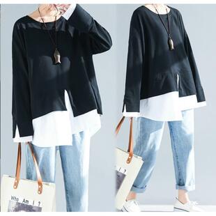elegant autumn clothing dress loose spring mini