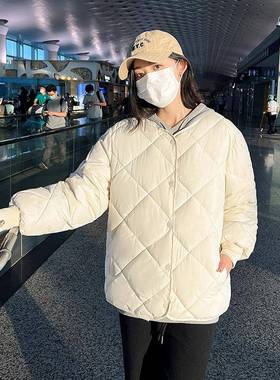 quilted jacket coats collarless winter sleeved sleeves long