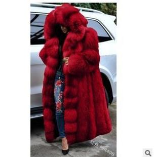 long ladies simulation fur multicolor womens sleeved