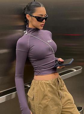 clothing woman pullover fit slim sexy -shirt lady