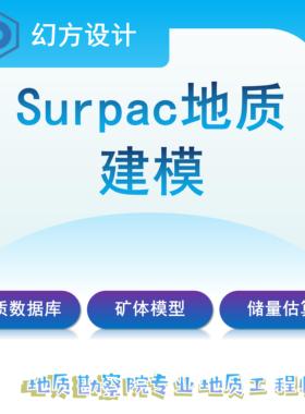surpac地质建模代做代画地质数据库储量估算块模型赋值矿体模型代