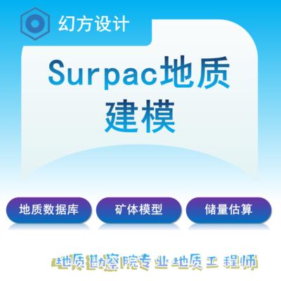 surpac地质建模代做代画地质数据库储量估算块模型赋值矿体模型代