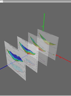 三维反演瞬变电磁电阻率voxler三维模型代做surfer三维测深重磁测