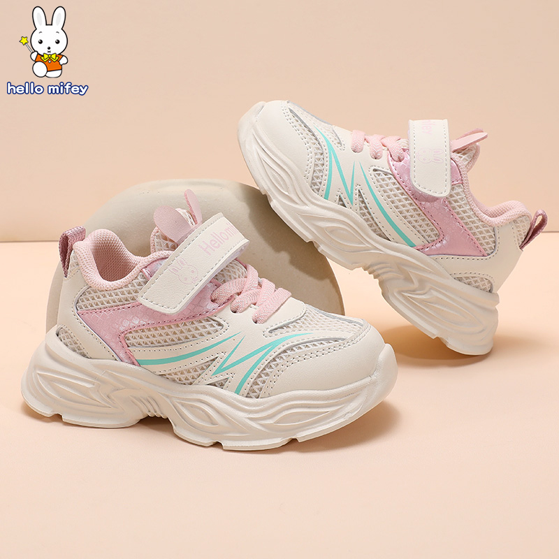 班纳米菲透气春秋款女童运动鞋