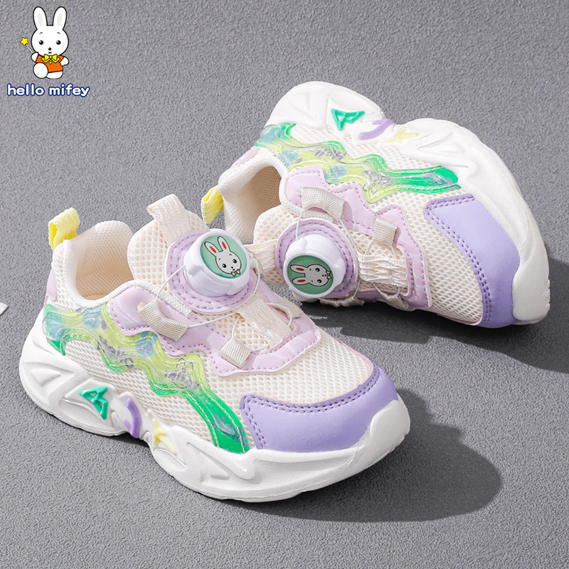 班纳米菲春秋儿童女童透气运动鞋