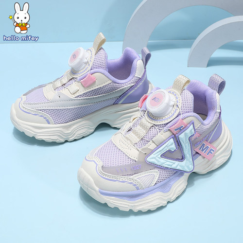 班纳米菲旋转扣女童运动鞋轻便