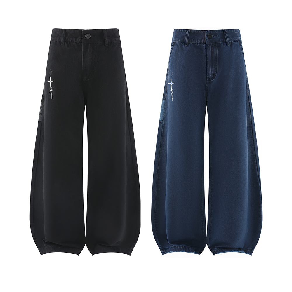 XCOK拉链长裤四季马年法工裤