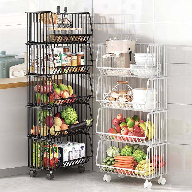 放菜架子厨房置物架落地水果蔬菜架菜篮子卧室储物架零食收纳架子,收纳整理,书桌收纳置物架,淘宝优惠券,粉丝福利购,淘宝优惠卷
