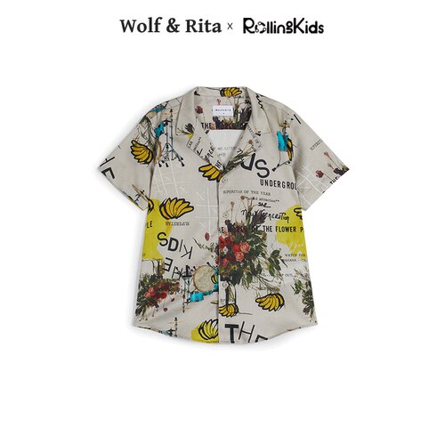 Wolf & Rita 儿童衬衫短袖时尚上衣丨RollingKids