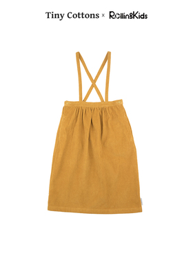tinycottons 女童背带裙气质甜美收腰休闲连衣裙子丨RollingKids