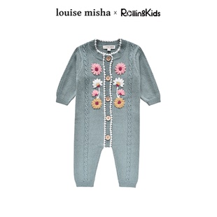 休闲婴儿童装 LOUISE 时尚 儿童连体衣新款 RollingKids MISHA