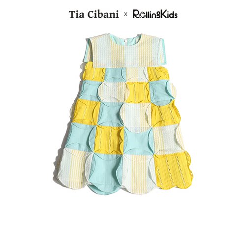 TiaCibani女童连衣裙彩色设计感