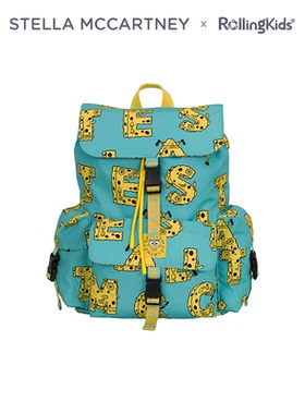 STELLA MCCARTNEY 儿童双肩包休闲百搭绿色背包丨RollingKids