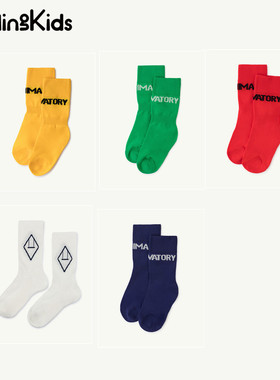 RollingKids丨TAO  儿童中袜男女袜子百搭舒适透气纯色 现货