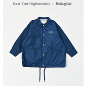 East RollingKids 中性休闲风深蓝色儿童外套 End Highlanders
