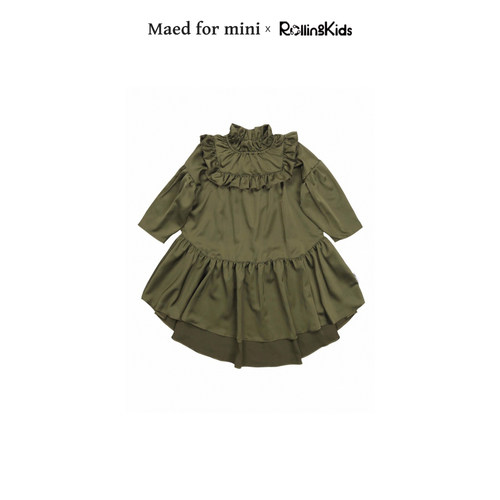 Maedformini女童长袖连衣裙