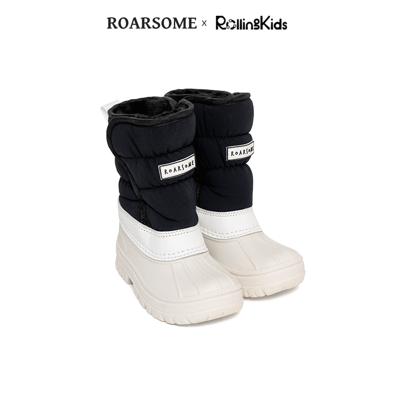 roarsome男女童冬季保暖雪地靴