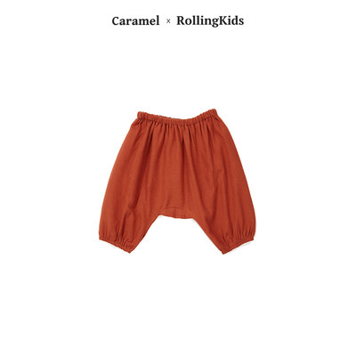 CARAMEL儿童长裤纯色纯棉休闲裤
