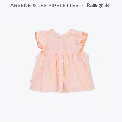ARSENE & LES PIPELETTES 甜美女童无袖连衣裙夏款丨RollingKids