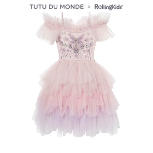 TUTU DU MONDE 公主风粉色网纱连衣裙女童裙蓬蓬裙 丨RollingKids