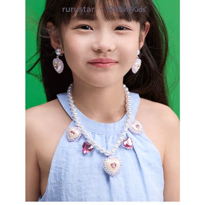 rurustar 儿童项链仿珍珠串珠首饰戒指女童女宝饰品丨RollingKids