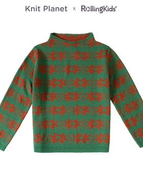 Knit Planet 儿童套头针织衫男女童百搭休闲上衣 丨RollingKids