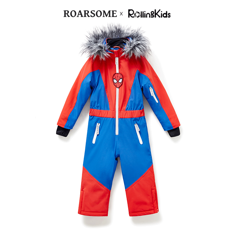roarsome儿童时尚保暖连体滑雪衣