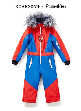 roarsome 儿童户外时尚保暖滑雪服冬季连体滑雪衣丨RollingKids