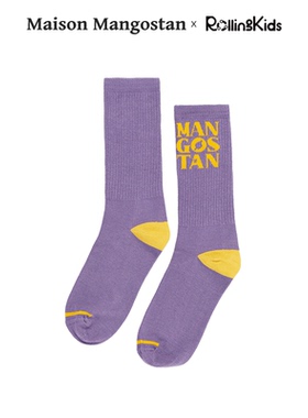Maison Mangostan 儿童休闲运动百搭印花中筒袜春秋丨RollingKids