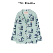 T.A.O 儿童外套背心两件套设计感印花百搭上衣 RollingKids