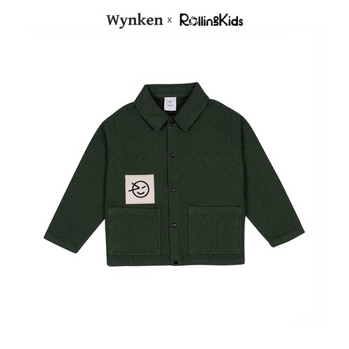 WYNKEN 儿童军绿色夹克外套上衣丨RollingKids