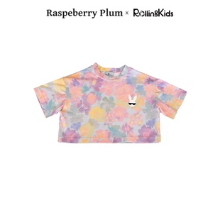 Plum 时尚 女童短袖 两件套装 RollingKids 上衣长裤 Raspberry