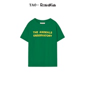 T恤墨绿色休闲打底上衣 T.A.O 儿童短袖 RollingKids