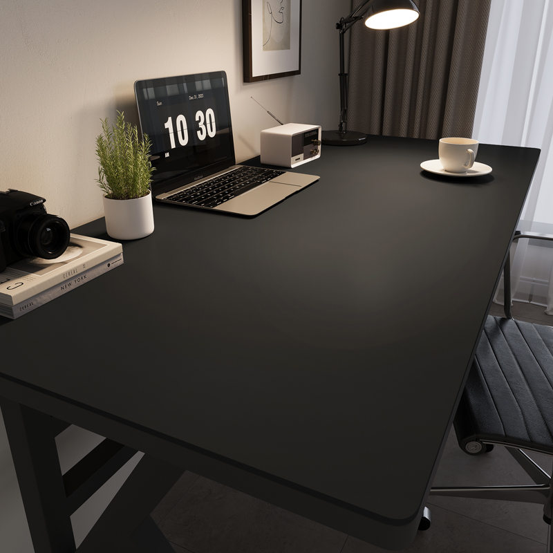 黑色书桌垫ins风宿舍防水桌布