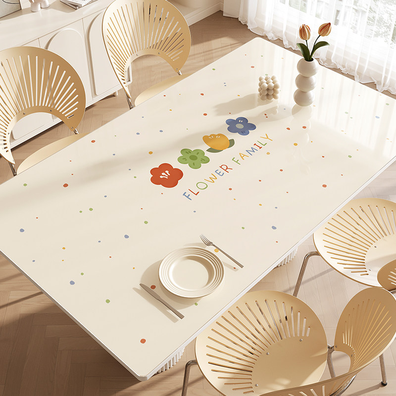 餐桌垫子桌布防水防油免洗防烫pvc软玻璃轻奢高级感台布茶几桌垫,居家布艺,桌布,淘宝优惠券,粉丝福利购,淘宝优惠卷