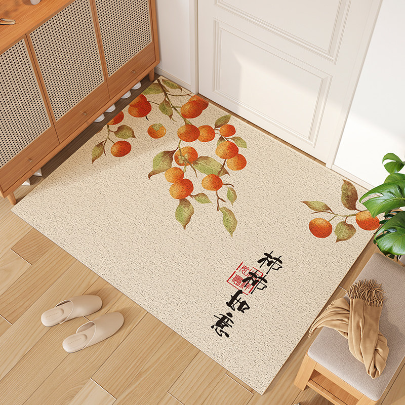 新中式国风丝圈地垫入户门垫大门口进门脚垫免洗防滑耐脏玄关地毯,居家布艺,家用脚垫,淘宝优惠券,粉丝福利购,淘宝优惠卷