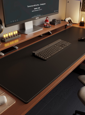 加热鼠标垫桌垫超大号冬天办公室暖桌垫桌面暖手垫防水电脑桌工位
