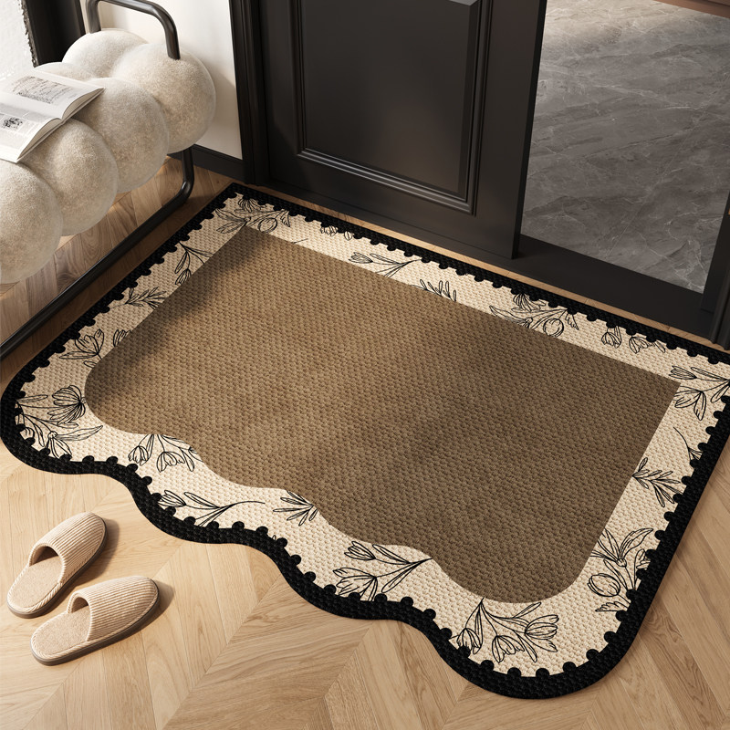 法式复古入户门地垫进门门垫脚垫玄关门口蹭土防滑耐脏免打理脚垫,居家布艺,入户地垫,淘宝优惠券,粉丝福利购,淘宝优惠卷