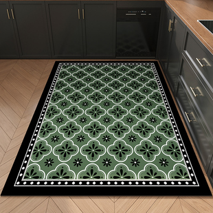 复古厨房吸水防滑防油可擦免洗耐脏硅藻泥速干脚垫厕所卫生间地毯