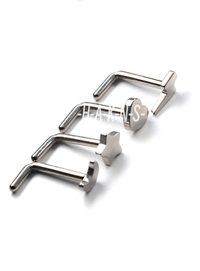 [HAKNS] 钛合金插针L型鼻钉植入级饰品ASTM F136钛