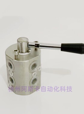 二位六通手转阀 两位六通液压转向开关 DF6VIE-G3/8 DF6VIE-G1/2