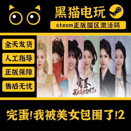 steam正版完蛋！我被美女包围了