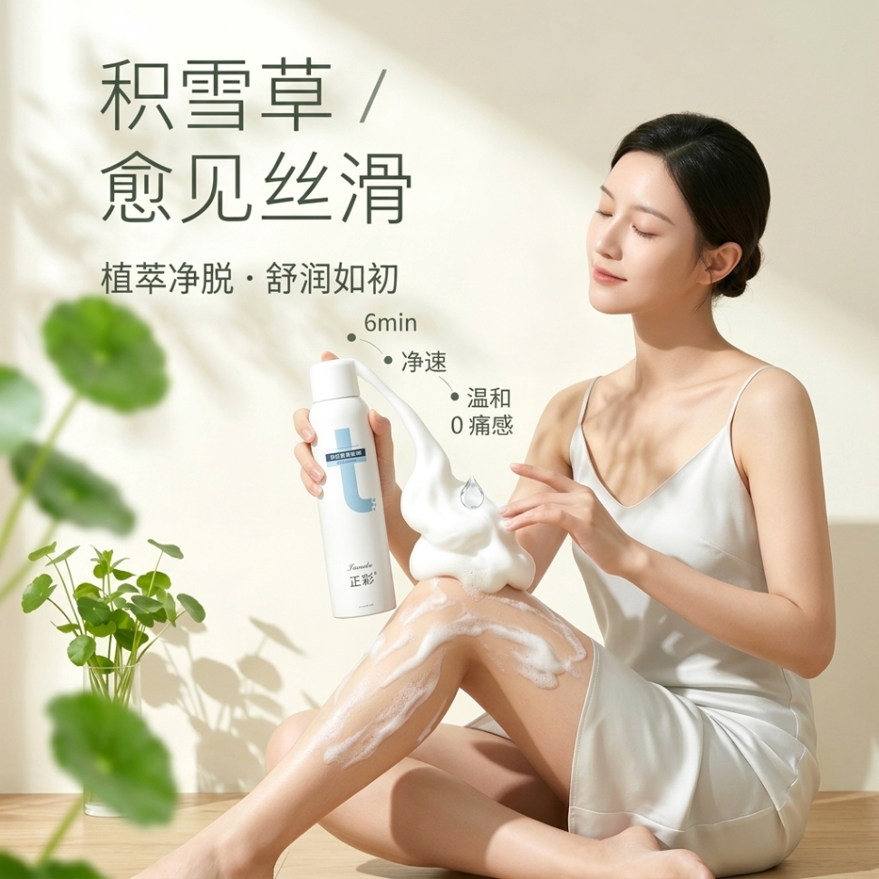 脱毛全身慕斯绝毛抑制毛发私处