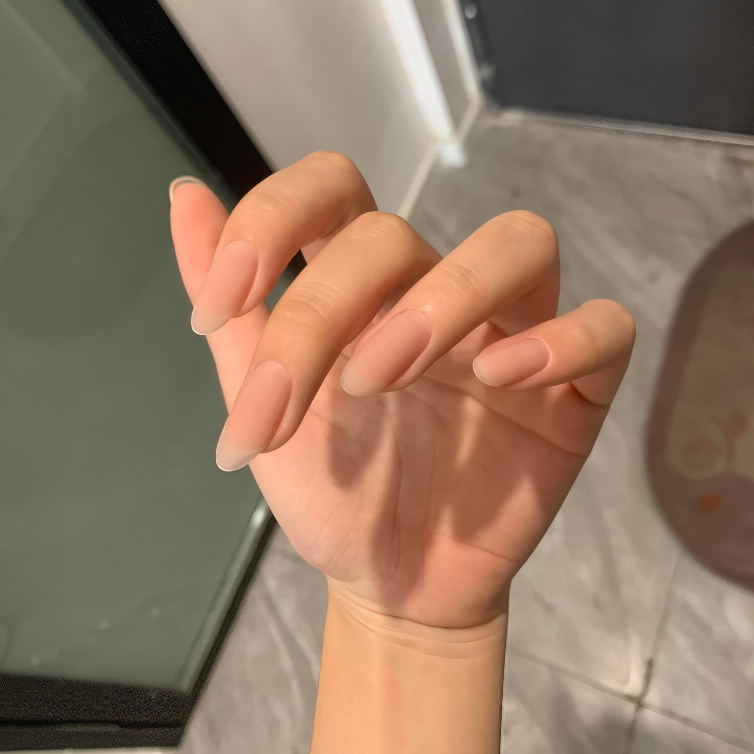 简约白开水嬛嬛同款穿戴甲华妃摸脸美甲甘露寺穿戴甲温柔冰透裸色